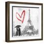 Love In Paris-OnRei-Framed Art Print