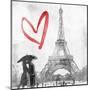 Love In Paris-OnRei-Mounted Art Print