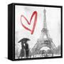 Love In Paris-OnRei-Framed Stretched Canvas
