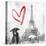 Love In Paris-OnRei-Stretched Canvas