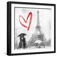 Love In Paris-OnRei-Framed Art Print