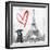 Love In Paris-OnRei-Framed Art Print