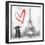 Love In Paris-OnRei-Framed Art Print