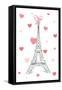 Love In Paris-Martina Pavlova-Framed Stretched Canvas