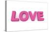 Love in Pink/Purple-PixBox-Stretched Canvas