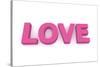 Love in Pink/Purple-PixBox-Stretched Canvas