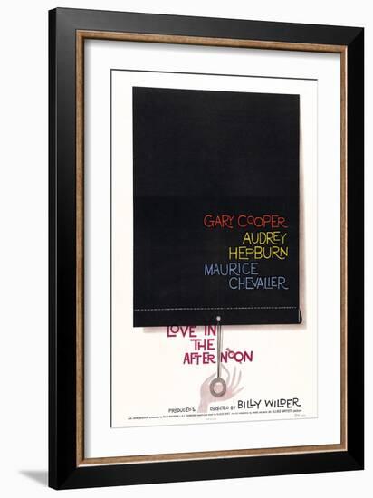 Love In the Afternoon, 1957, Directed by Billy Wilder-null-Framed Giclee Print