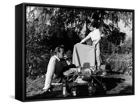 Love in the Afternoon, 1957-null-Framed Stretched Canvas