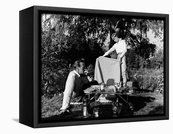 Love in the Afternoon, 1957-null-Framed Stretched Canvas