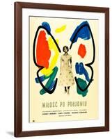 Love in the Afternoon, (AKA Milosc Po Poludniu), Polish Poster, Audrey Hepburn, 1957-null-Framed Premium Giclee Print