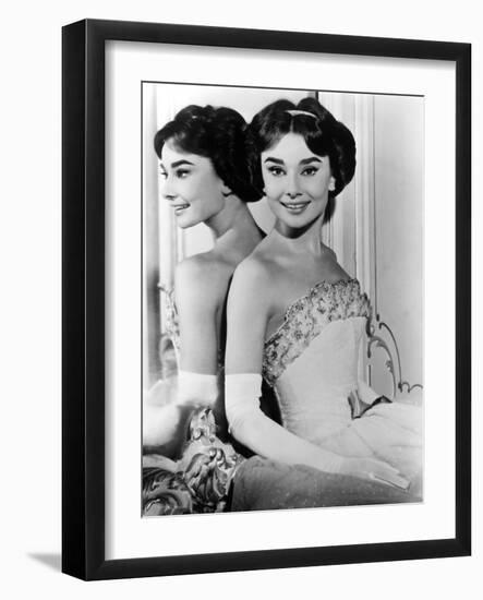 Love in the Afternoon, Audrey Hepburn, 1957, Reflection-null-Framed Photo