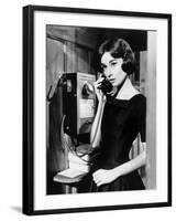 Love in the Afternoon, Audrey Hepburn, 1957-null-Framed Photo