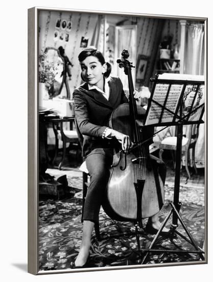 Love in the Afternoon, Audrey Hepburn, 1957-null-Framed Photo