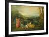 Love in the Country-Antoine Watteau-Framed Collectable Print