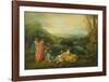 Love in the Country-Antoine Watteau-Framed Collectable Print