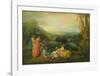 Love in the Country-Antoine Watteau-Framed Collectable Print