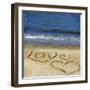 Love in the Sand-Kimberly Glover-Framed Photographic Print