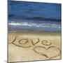 Love in the Sand-Kimberly Glover-Mounted Photographic Print