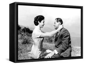 Love Is A Many-Splendored Thing, Jennifer Jones, William Holden, 1955-null-Framed Stretched Canvas