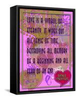 Love Is a Symbol of Eternity-Cathy Cute-Framed Stretched Canvas