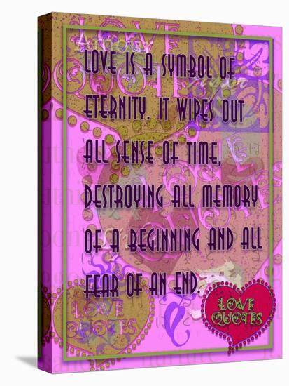 Love Is a Symbol of Eternity-Cathy Cute-Stretched Canvas