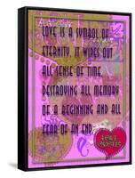 Love Is a Symbol of Eternity-Cathy Cute-Framed Stretched Canvas