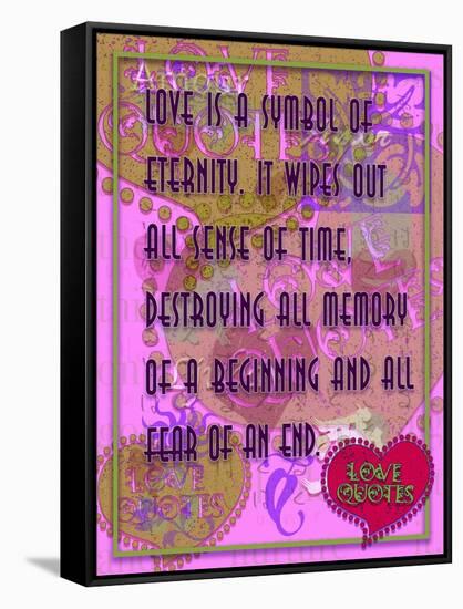 Love Is a Symbol of Eternity-Cathy Cute-Framed Stretched Canvas