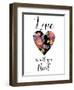 Love Is All You Need-A-Jean Plout-Framed Giclee Print