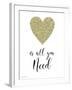 Love Is All You Need-B-Jean Plout-Framed Giclee Print