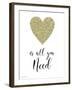 Love Is All You Need-B-Jean Plout-Framed Giclee Print