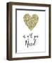 Love Is All You Need-B-Jean Plout-Framed Giclee Print