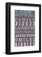 Love is Cool-Sasha Blake-Framed Giclee Print