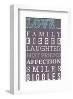 Love is Cool-Sasha Blake-Framed Giclee Print