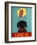 Love Is Dog Girl Black-Stephen Huneck-Framed Giclee Print