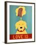 Love Is Dog Girl Yellow-Stephen Huneck-Framed Giclee Print