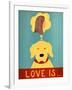 Love Is Dog Girl Yellow-Stephen Huneck-Framed Giclee Print