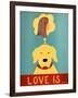 Love Is Dog Girl Yellow-Stephen Huneck-Framed Giclee Print