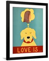 Love Is Dog Girl Yellow-Stephen Huneck-Framed Giclee Print