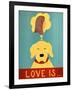 Love Is Dog Girl Yellow-Stephen Huneck-Framed Giclee Print