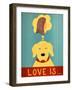 Love Is Dog Girl Yellow-Stephen Huneck-Framed Giclee Print