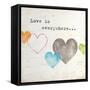 Love Is Everywhere-Mimi Marie-Framed Stretched Canvas