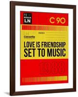 Love Is Friendship Set To Music-NaxArt-Framed Art Print