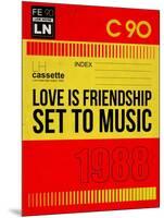 Love Is Friendship Set To Music-NaxArt-Mounted Art Print