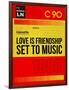 Love Is Friendship Set To Music-NaxArt-Framed Art Print