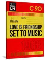 Love Is Friendship Set To Music-NaxArt-Stretched Canvas