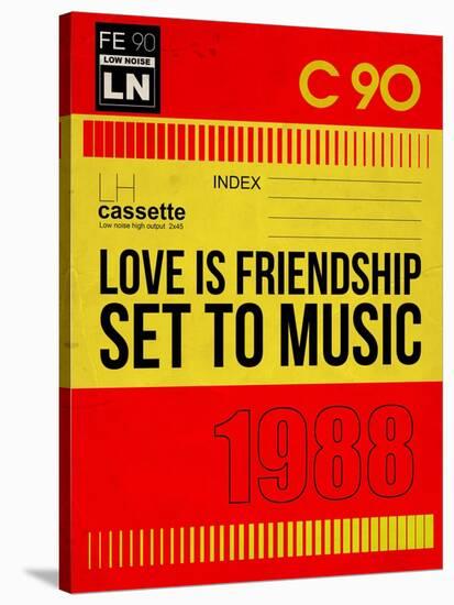 Love Is Friendship Set To Music-NaxArt-Stretched Canvas