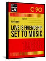 Love Is Friendship Set To Music-NaxArt-Framed Stretched Canvas