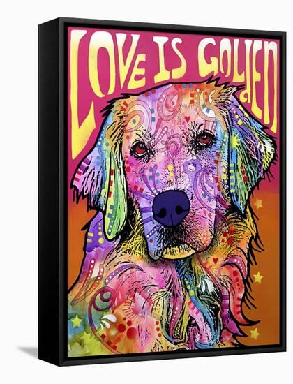 Love is Golden-Dean Russo-Framed Stretched Canvas