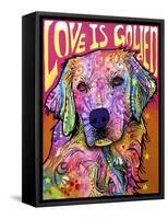 Love is Golden-Dean Russo-Framed Stretched Canvas