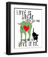 Love Is Great-Ginger Oliphant-Framed Art Print